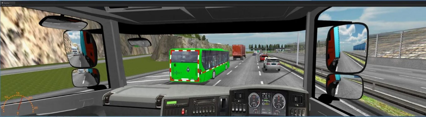 Tecknosim heavy vehicle driving simulator