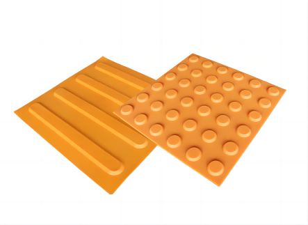 Stainless steel/rubber road stud/tactile tiles for the blind