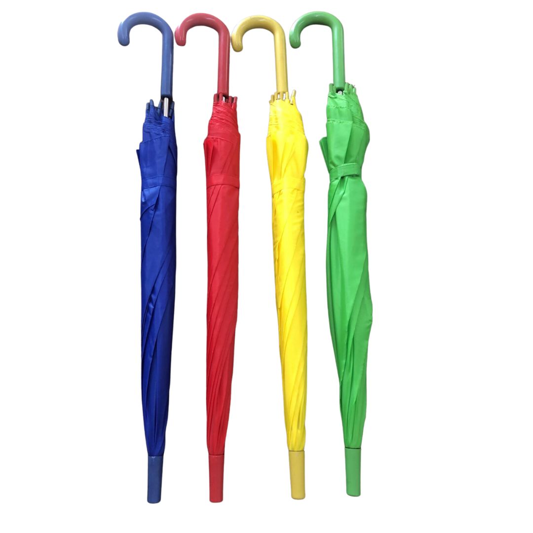 Colorful kids umbrella for rain and sun protection pack of 4