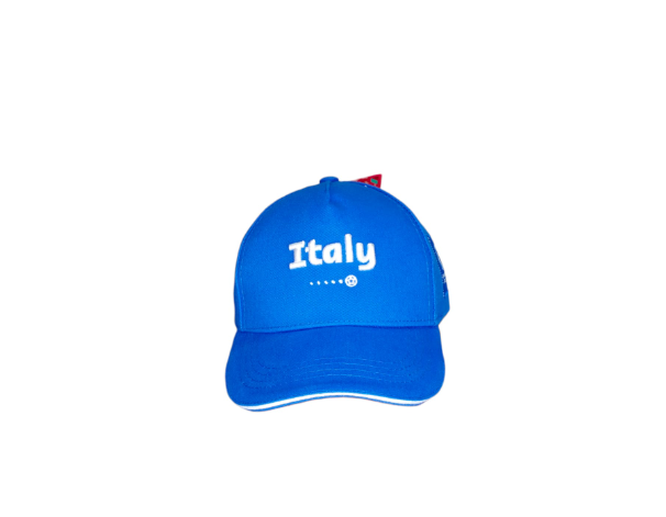 Wholesale fifa 2022 italy men cap with official emblem blue