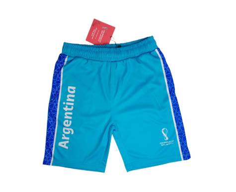 Wholesale fifa world cup argentina logo shorts for boys