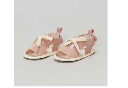Wholesale kiabi velcro canvas sandal with effortless style and comfort
