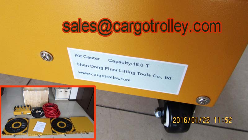 Air pads for moving equipment air casters for sale