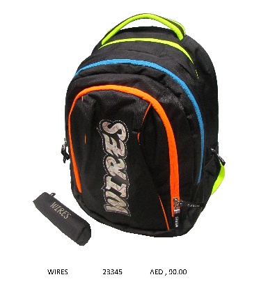 Wholesale school bag wires fusion backpack with pencil case