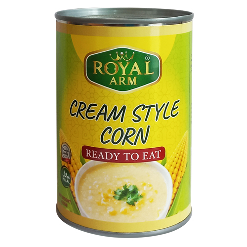 Wholesale royal arm cream style corn canned food