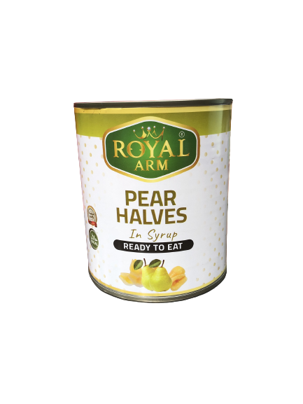 Wholesale royal arm pear halves canned food
