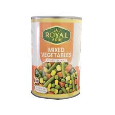 Wholesale royal arm mixed vegetables canned food