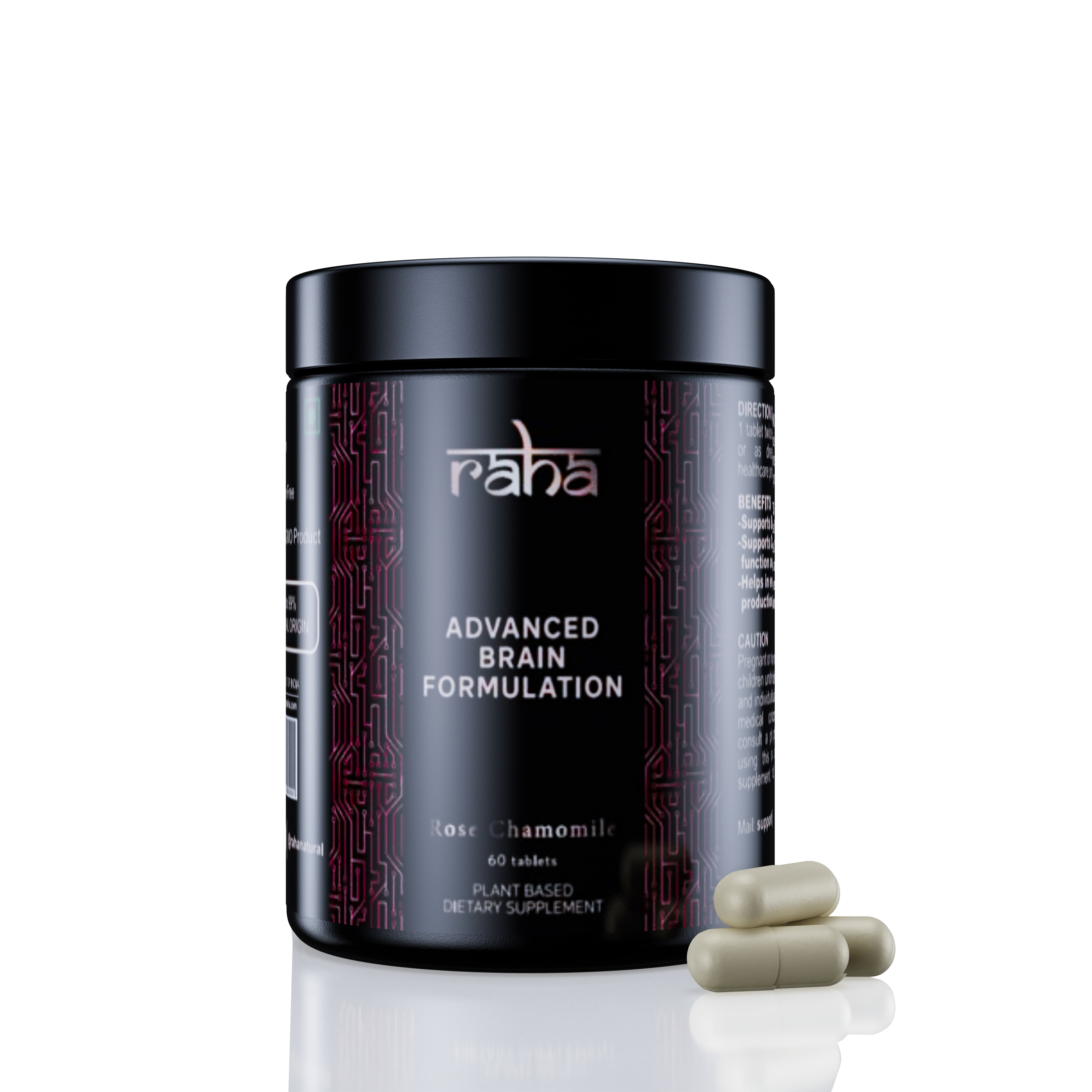 Raha advanced brain formulation for reducing stress and improving brain functions