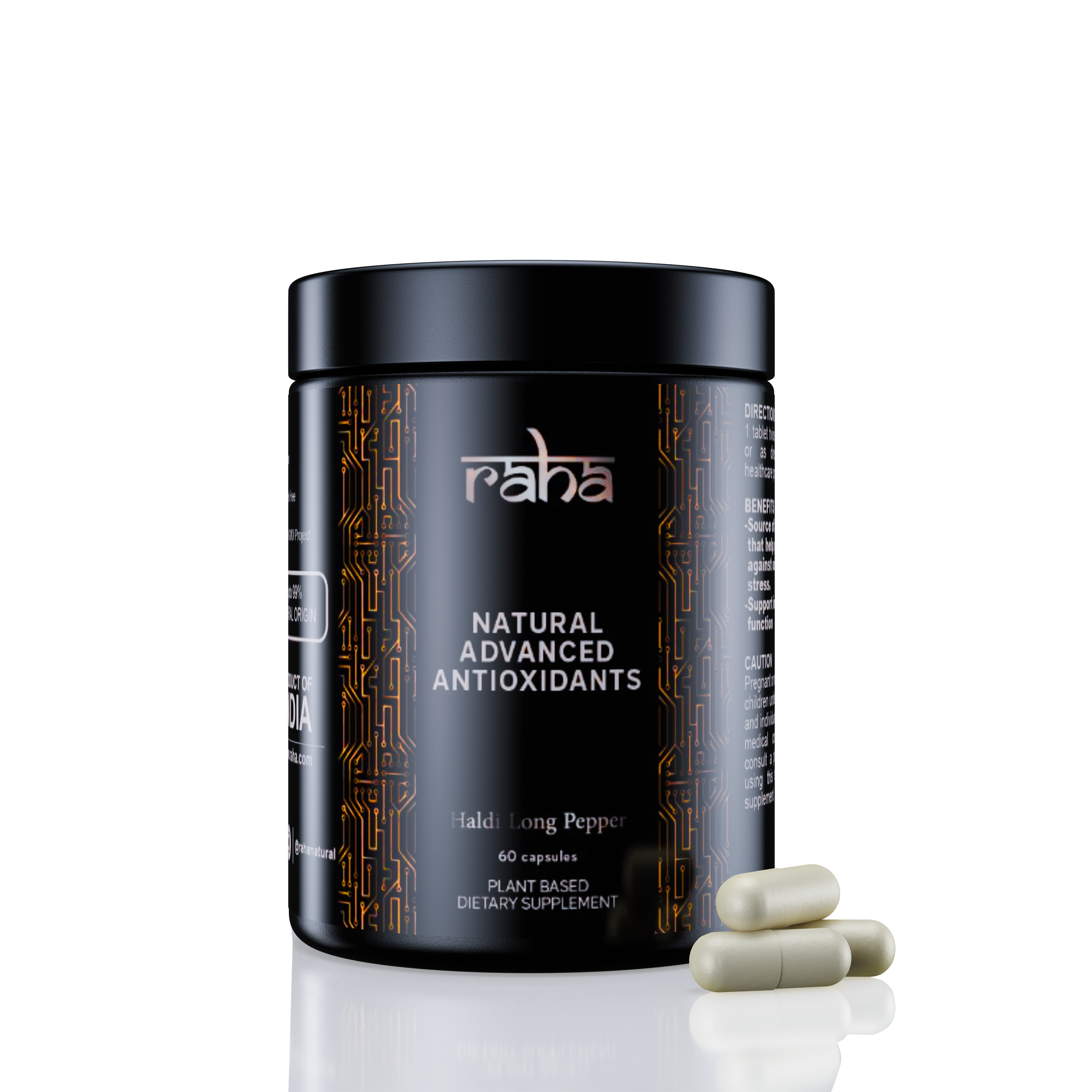 Raha natural advanced antioxidants for improving aging and metabolic disorders