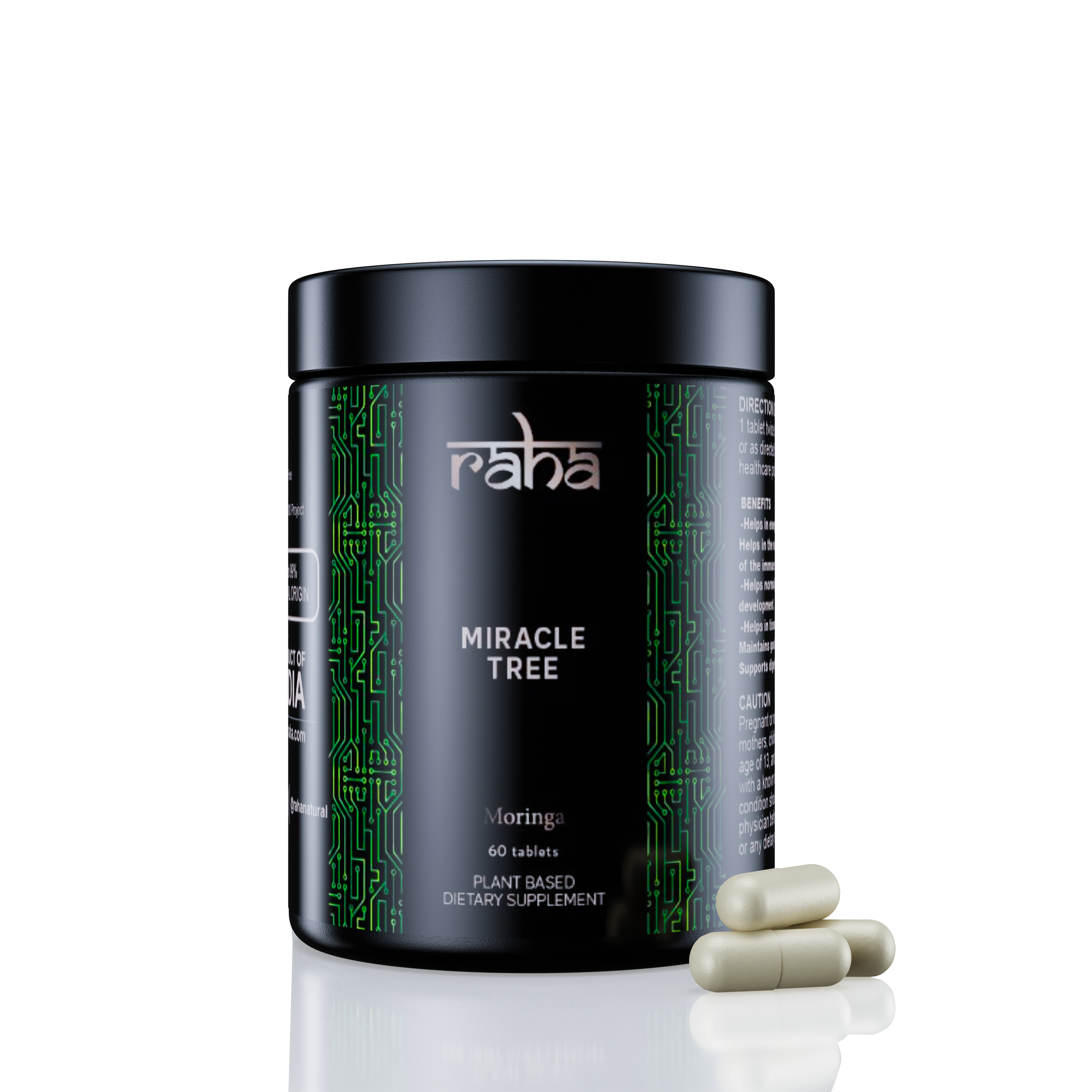 Raha miracle tree for improving overall health, improving digestion and enhancing energy levels