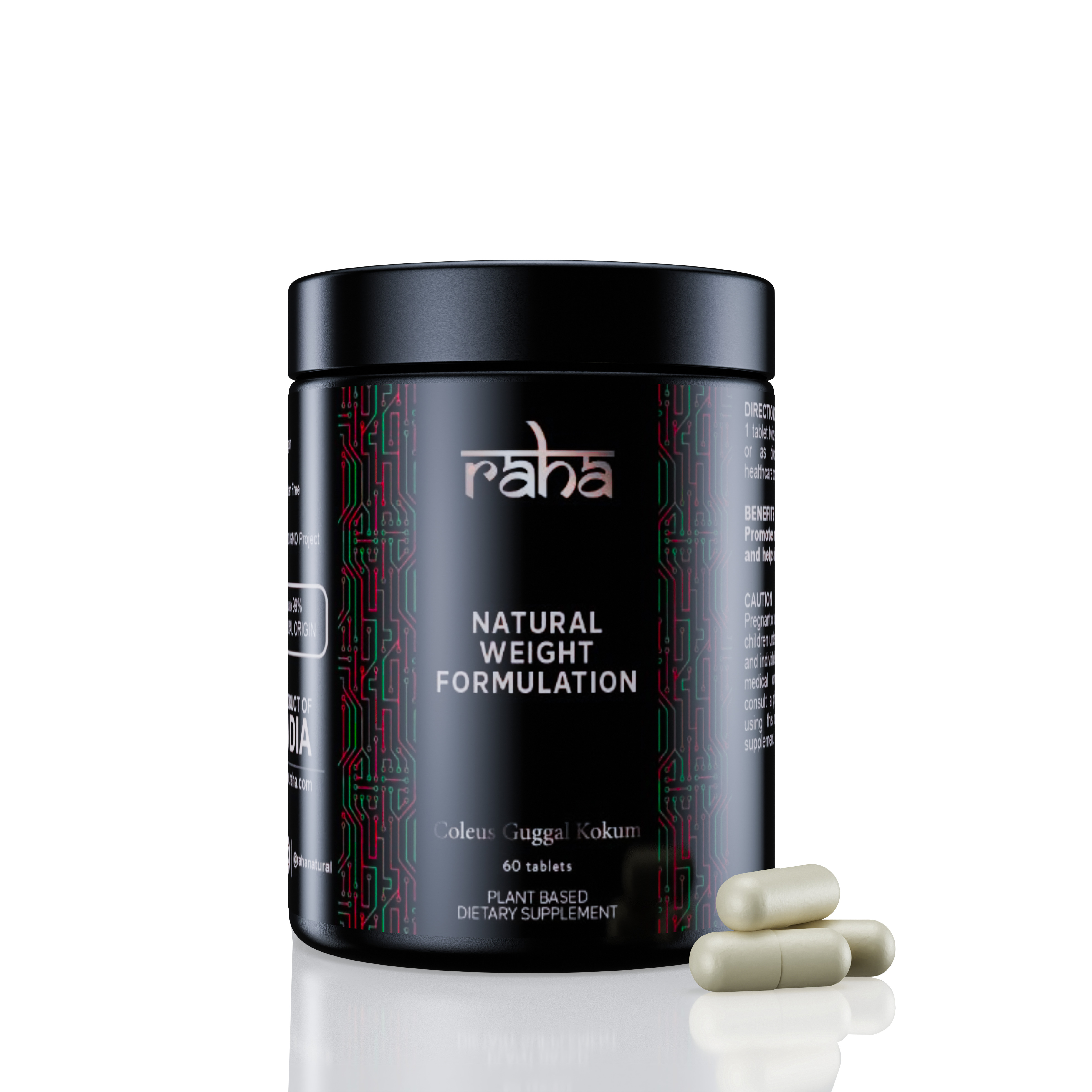 Raha natural weight formulation for managing and reducing weight