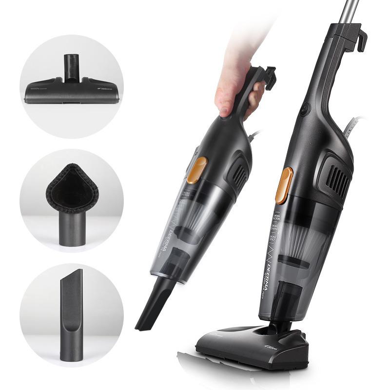 Deerma dx115c 2 in 1 handheld vacuum cleaner 12kpa strong suction 600w powerful lightweight/5m power cable - black