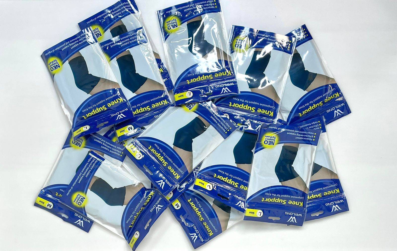Wholesale lot of 50pcs of weilong knee support