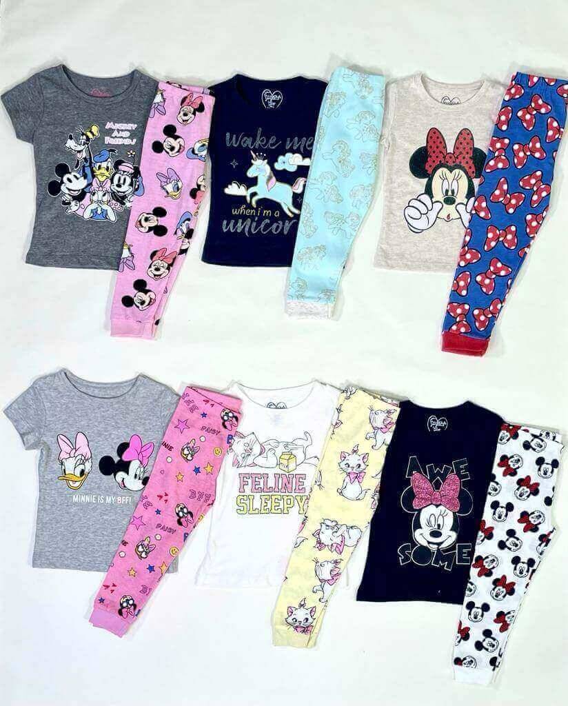 Wholesale Lot of 50pcs of Kids Mix Pajama and Shirt Set Overstock Clearance Deals_2