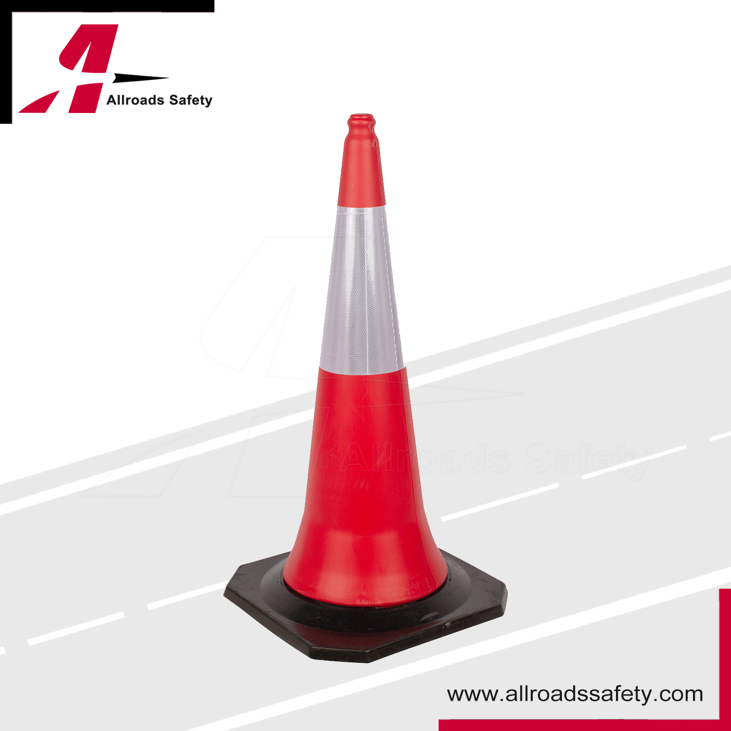 1m 5kgs highway safety traffic warning cone