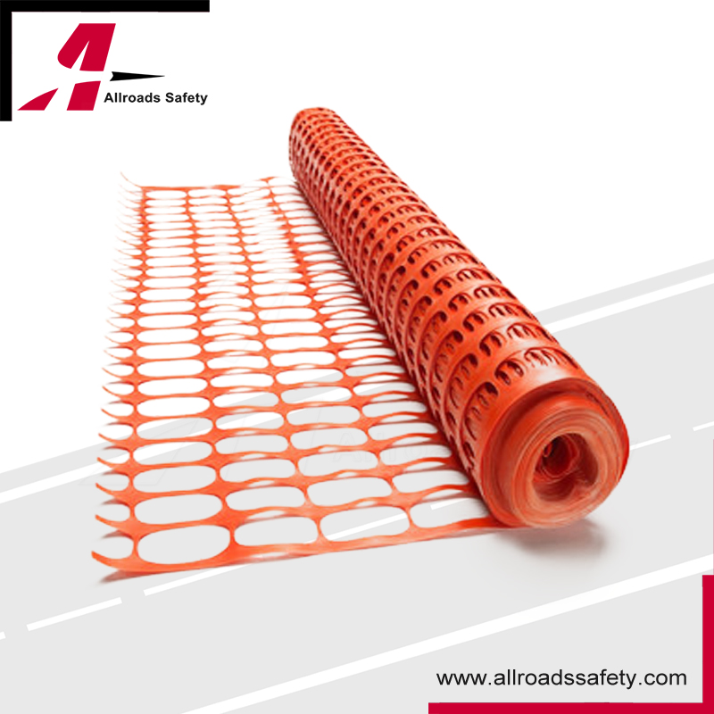 High visible orange temporary guardian safety barrier fence