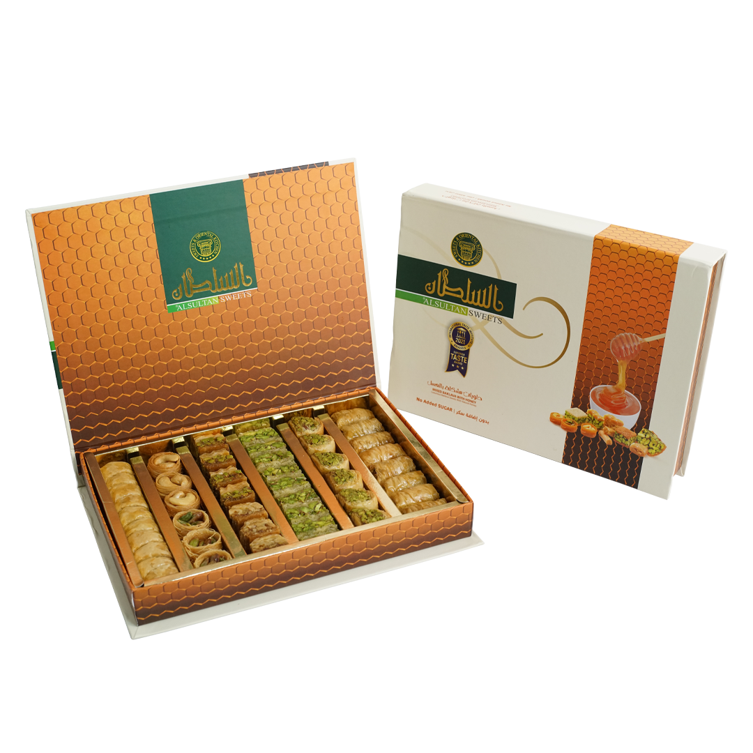 Al Sultan Sweets Mixed Baklawa Honey (400 gm)