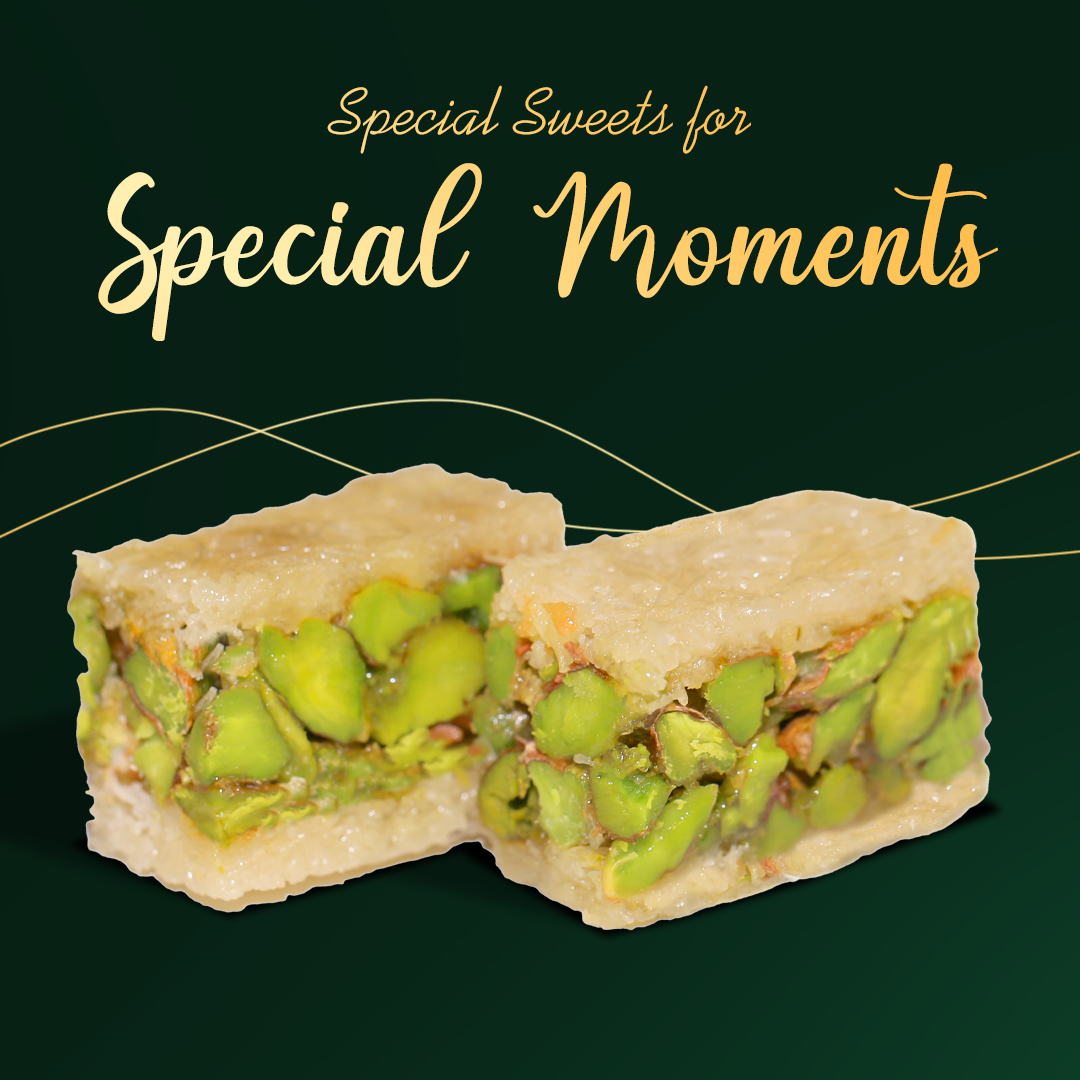 Al Sultan Balloria with Pistachio - Luxurious Assortment of Oriental Sweets - 1Kg_5
