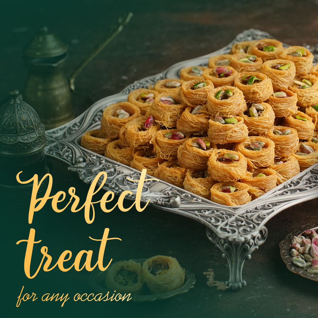 Al Sultan Sweets Mixed Esh Bolbol 600 gm - Exquisite Oriental Sweets Assortment_7