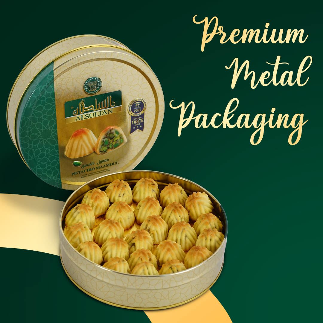 Al sultan Sweets PISTACHIO MAAMOUL 350GM_4