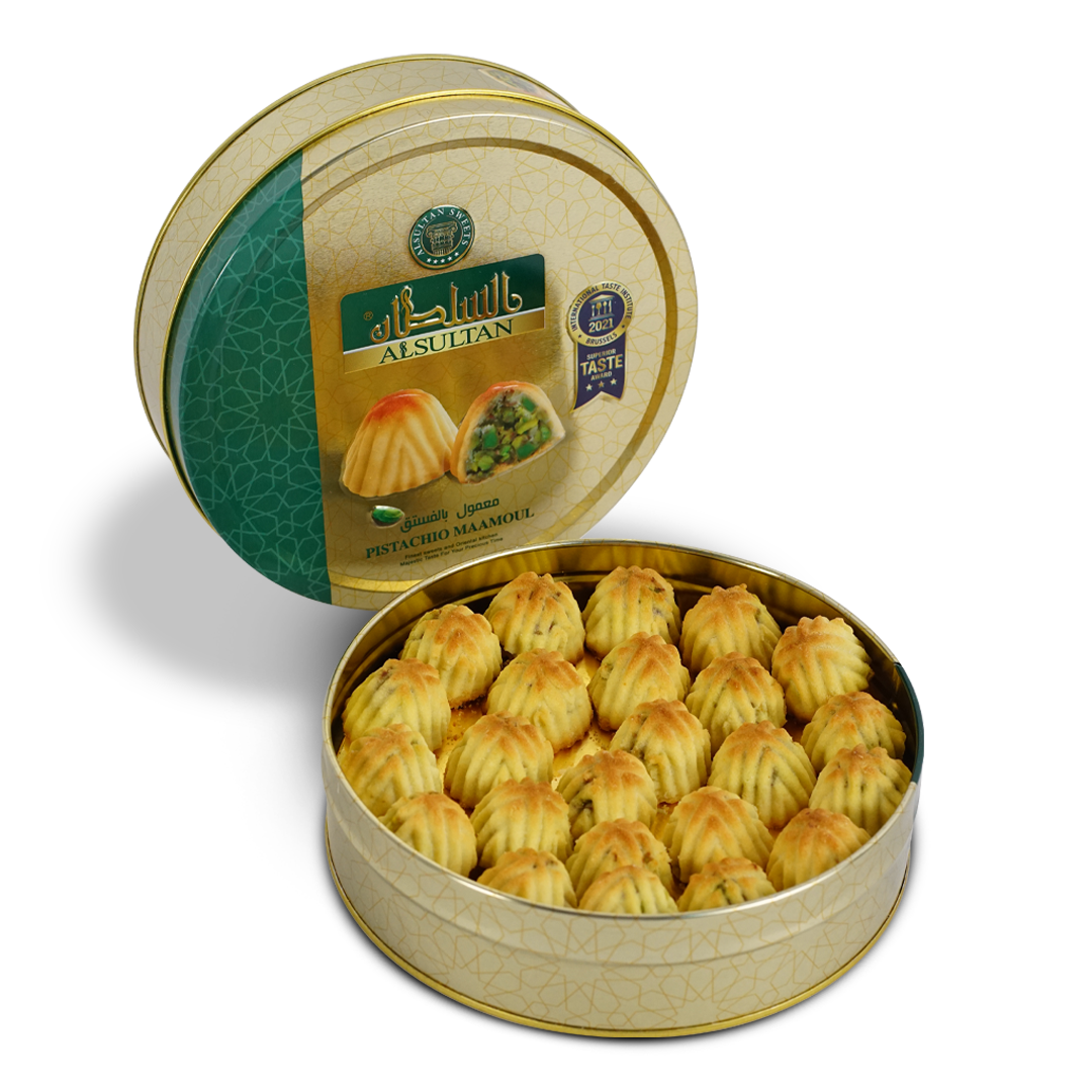 Al sultan Sweets PISTACHIO MAAMOUL 350GM