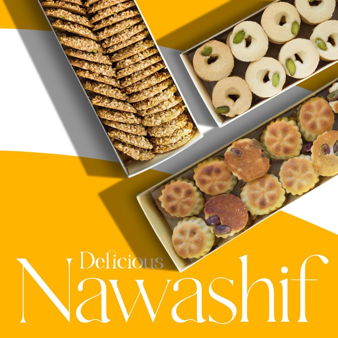 Samra Sweets Nawashif - Exquisite Assortment of Oriental Sweets - 650g_3