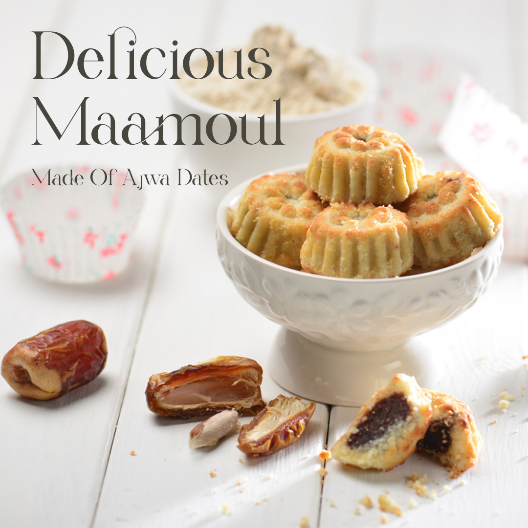 Samra Sweets Dates Maamoul Ajwa - Exquisite Oriental Sweets Assortment - 600g (Tin Can)_3
