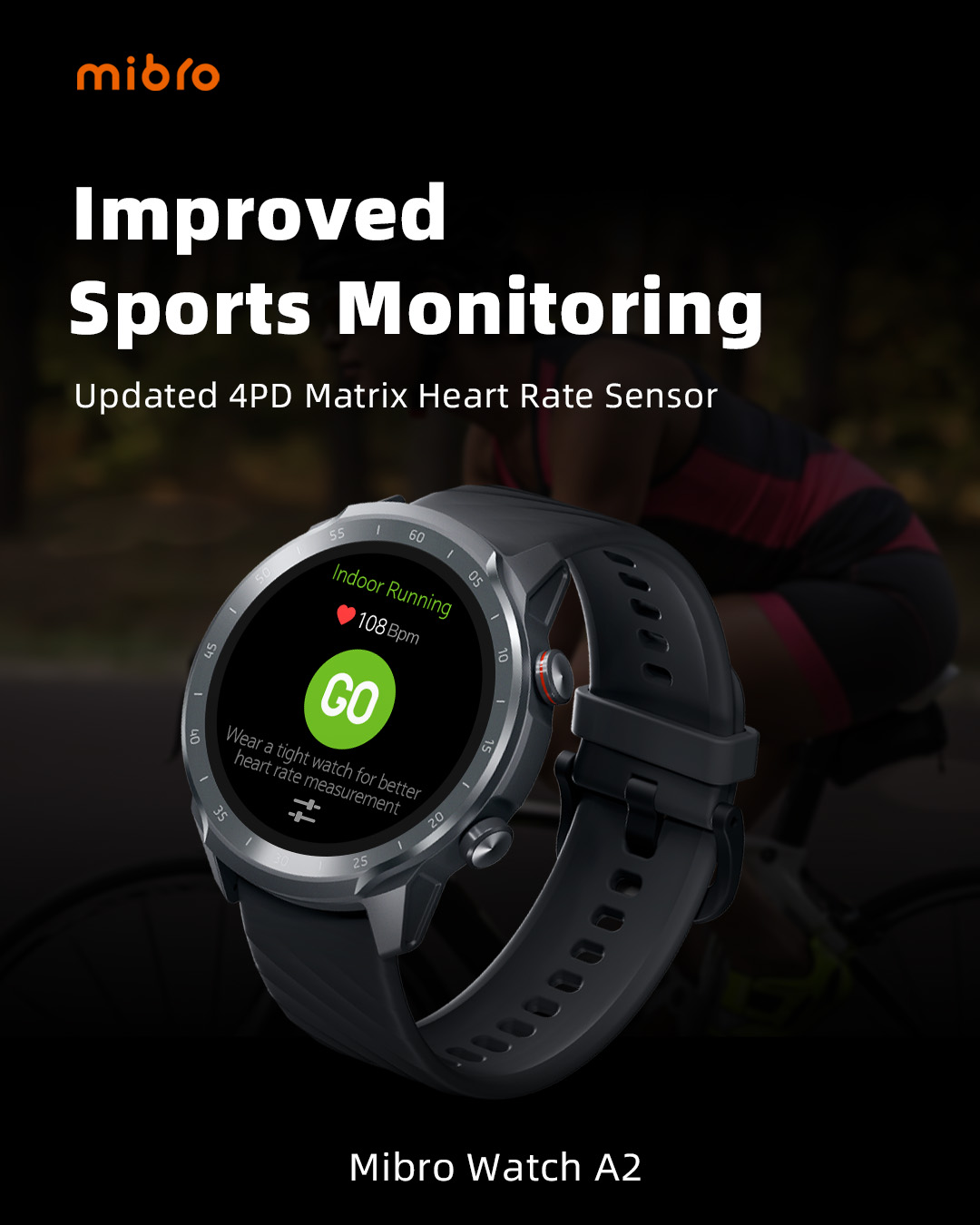 Mibro Smart Watch A2 (Black) - 1.39&#38;#34; HD Display, Bluetooth Calling, 10 Day Battery Life, 2ATM Waterproof, 70 Sports Modes, Heart Rate Monitoring, Sporty Look_2