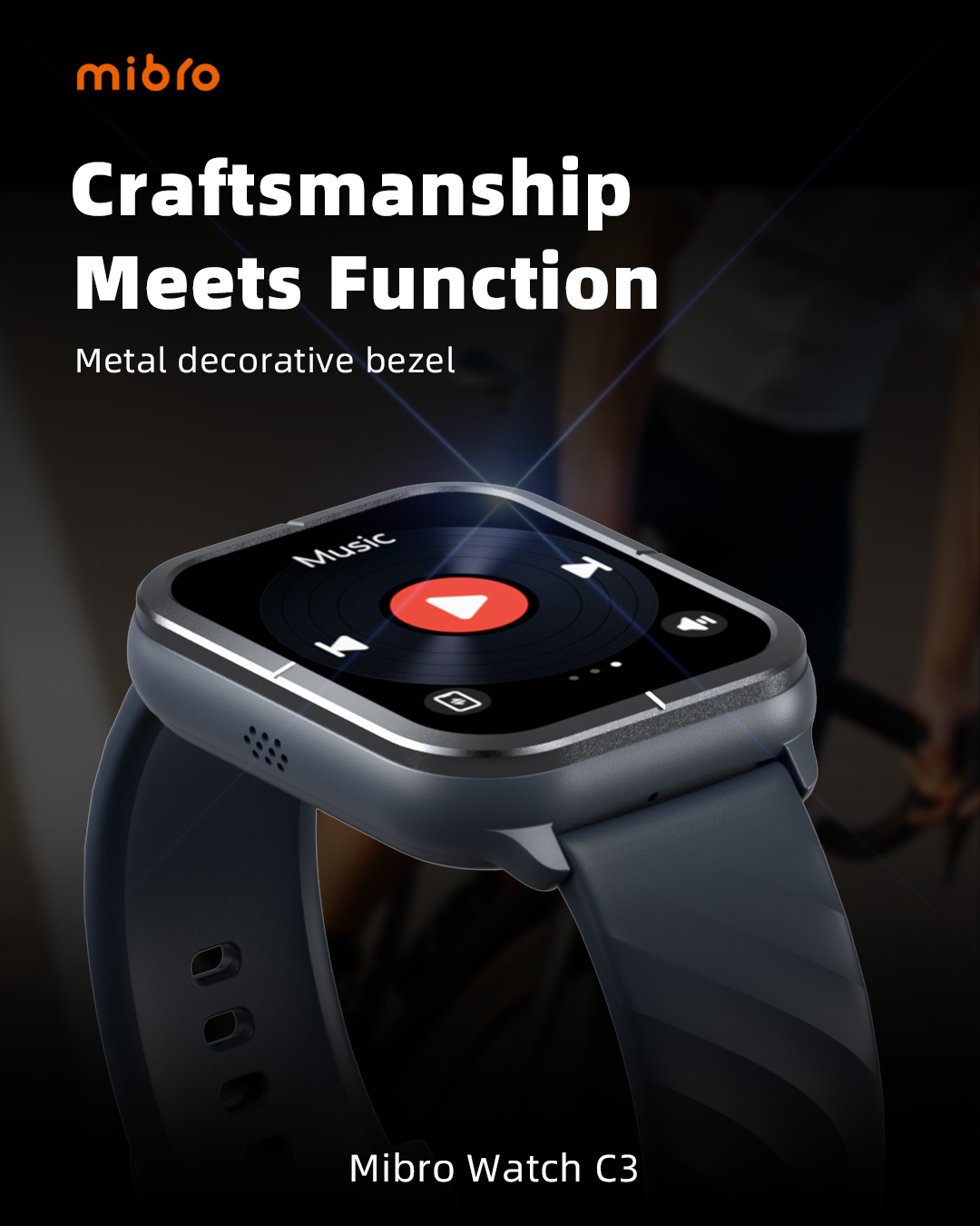 Mibro Smart Watch C3 (Black) - 1.85&#38;#38;#34; HD Display, Bluetooth Calling, 10 Day Battery Life, 2ATM Waterproof, 70 Sports Modes, Heart Rate Monitoring, Frame Rate of 60fps_4