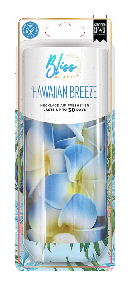 Bliss® air scents floral necklace, 3d, scent hawaiian breeze