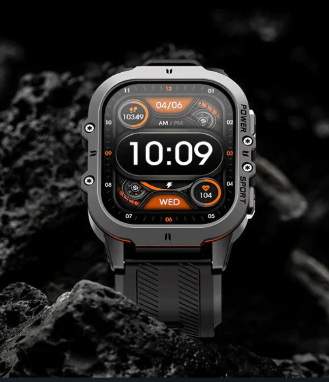 Oukitel bt20 rugged outdoor watch for men 5atm waterproof