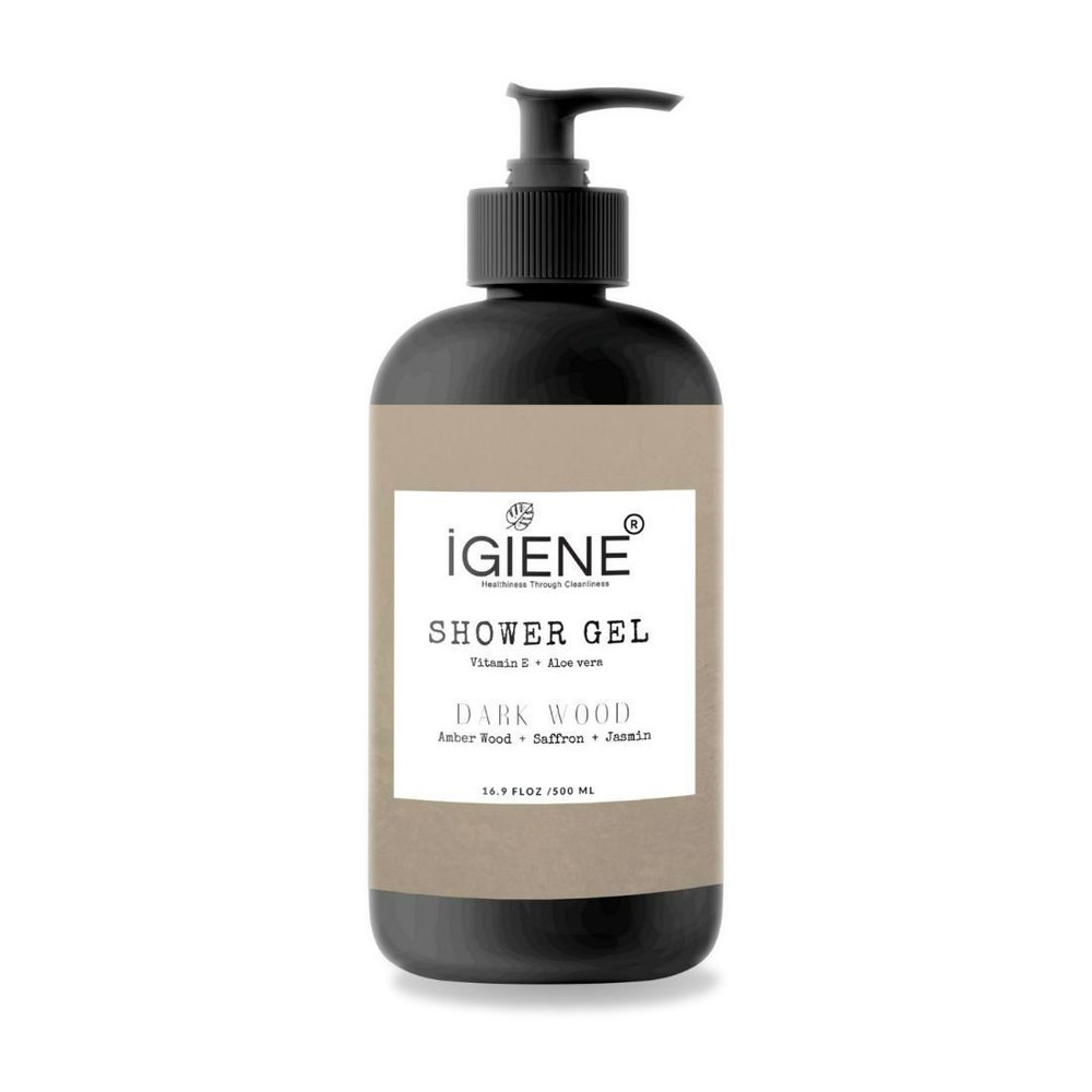 Igiene dark wood shower gel