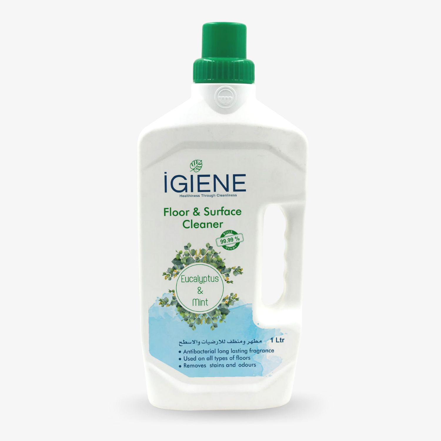 Igiene floor & surfcae cleaner eucalyptus & mint 3l