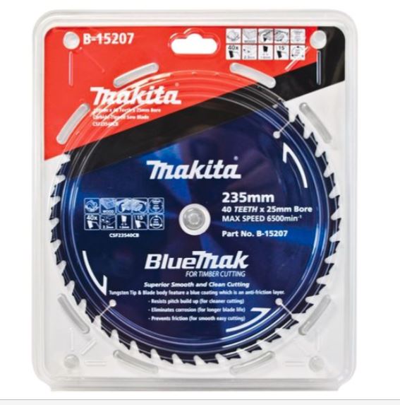 Wholesale open box/used makita 235mm 40t bluemak circular saw blade