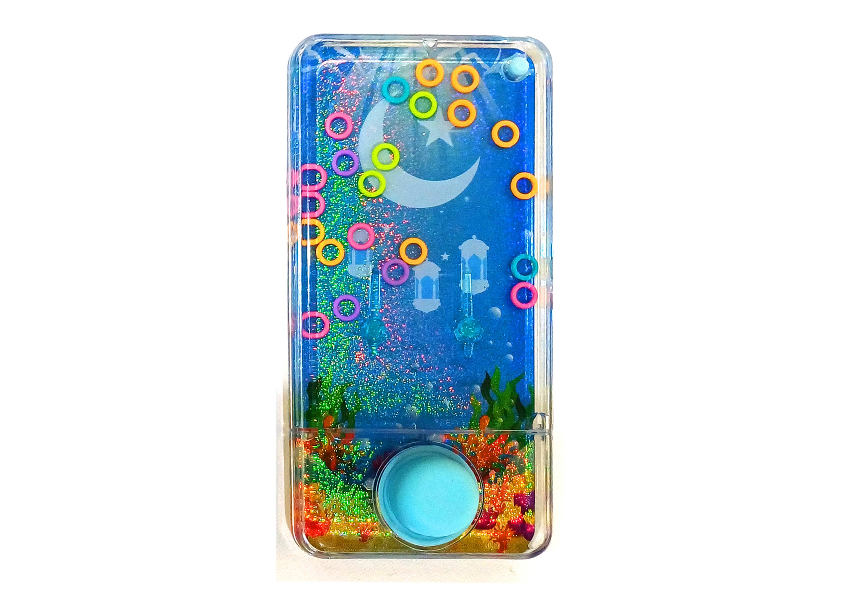 Handheld water games water ring mini toys multi color