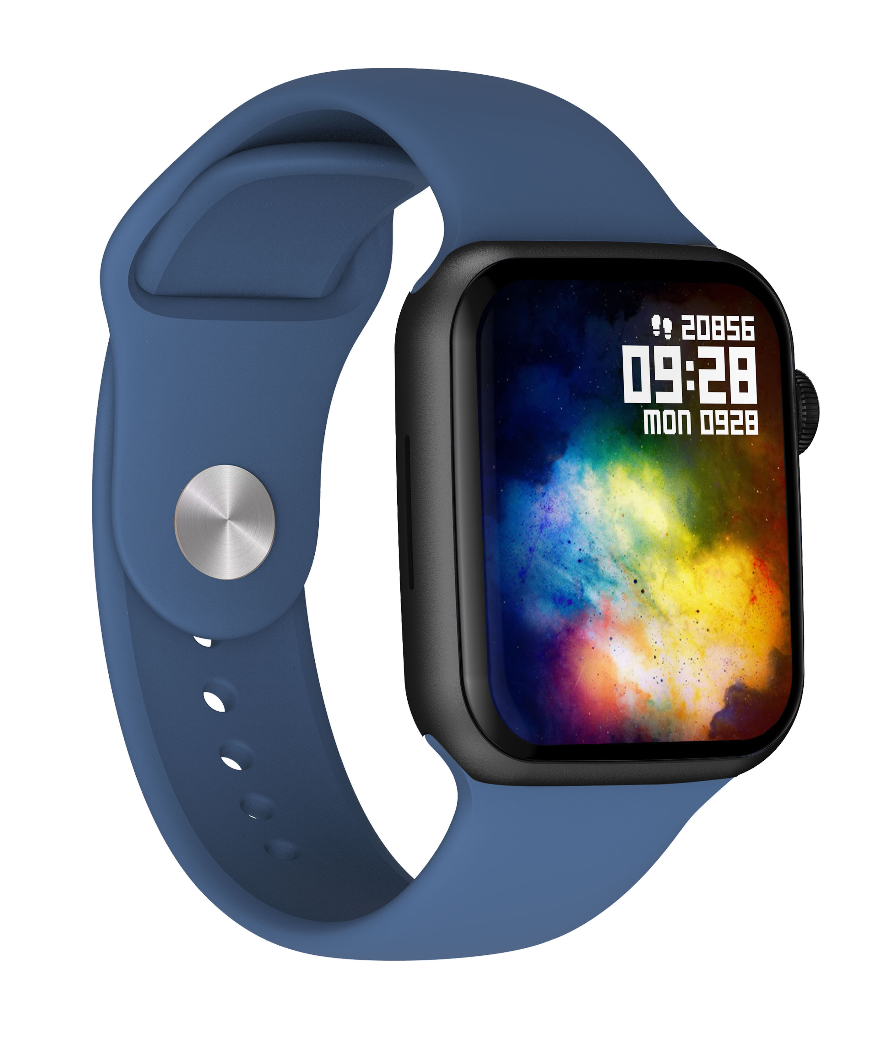 Smartwatch colorful 2 black and blue navy