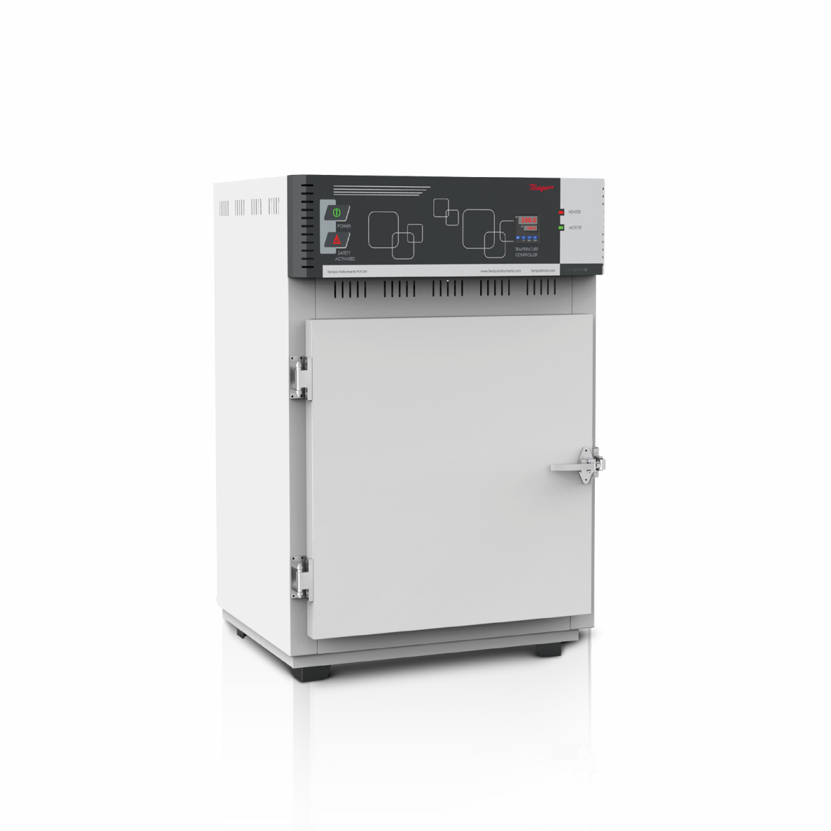 Tempo laboratory hot air oven | natural convection oven temp 5°c to 250°c