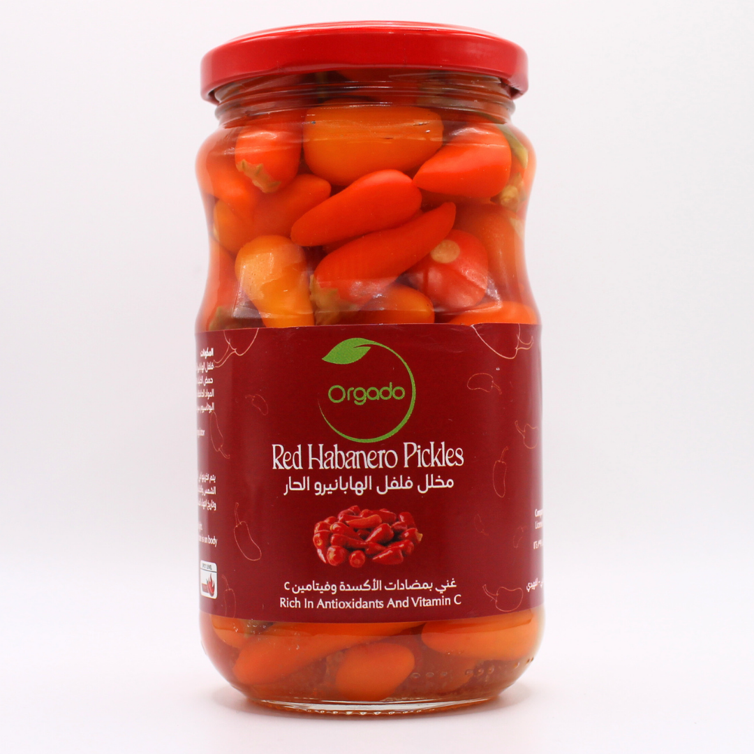 Orgado red habanero pickles 12x370g