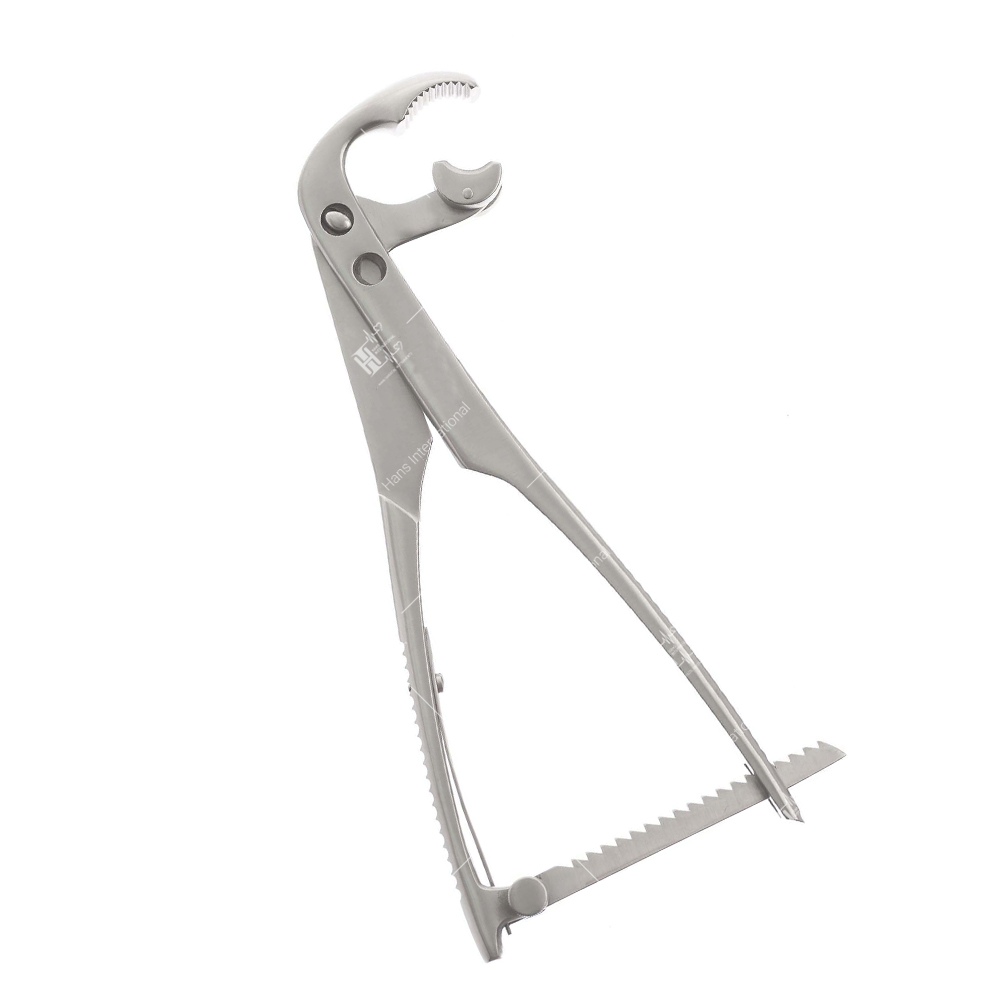 Angled bone holding forceps orthopedic instruments