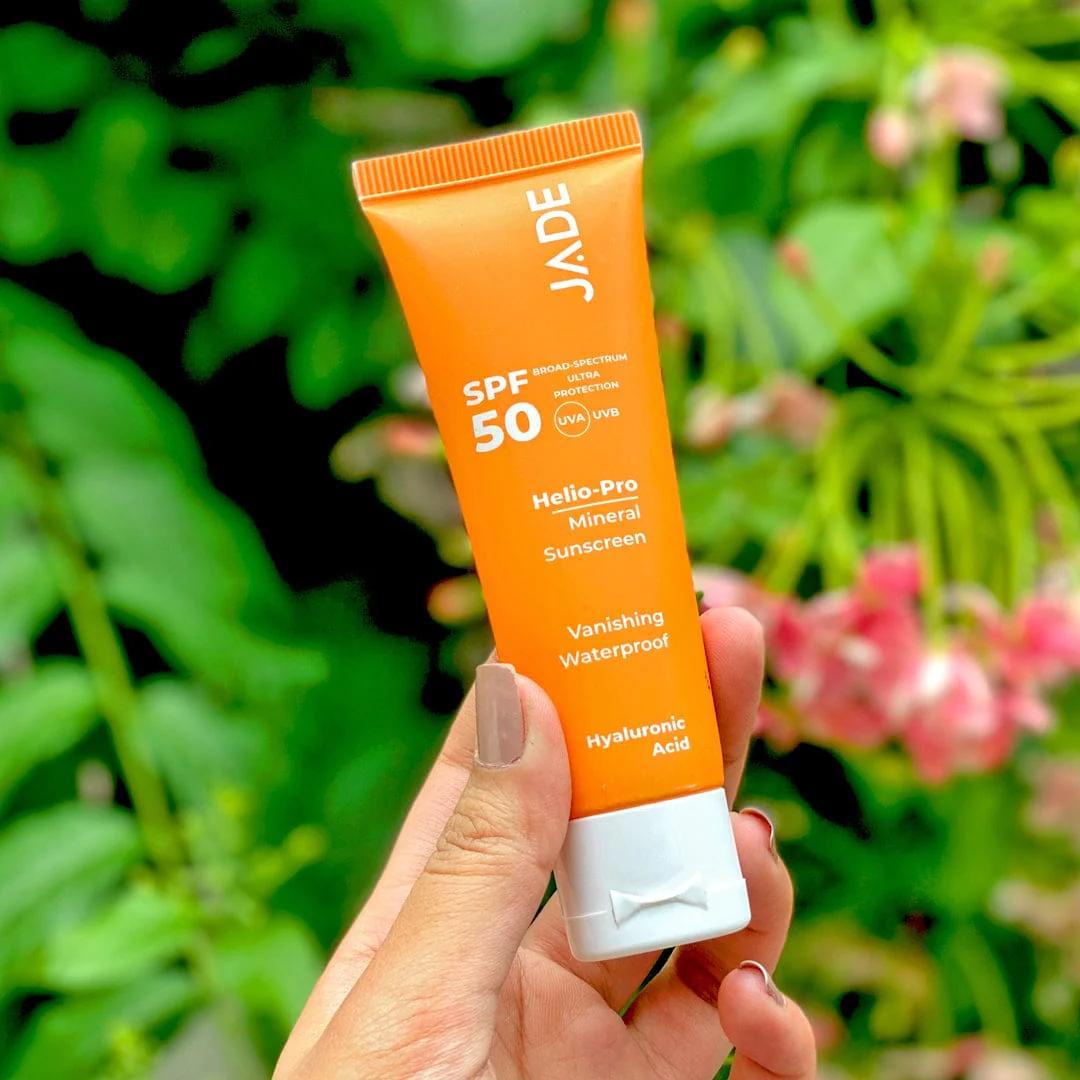 Jade mineral sunscreen helio pro spf50