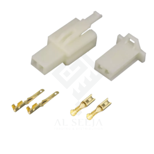 Wire connector female & male 2 pin