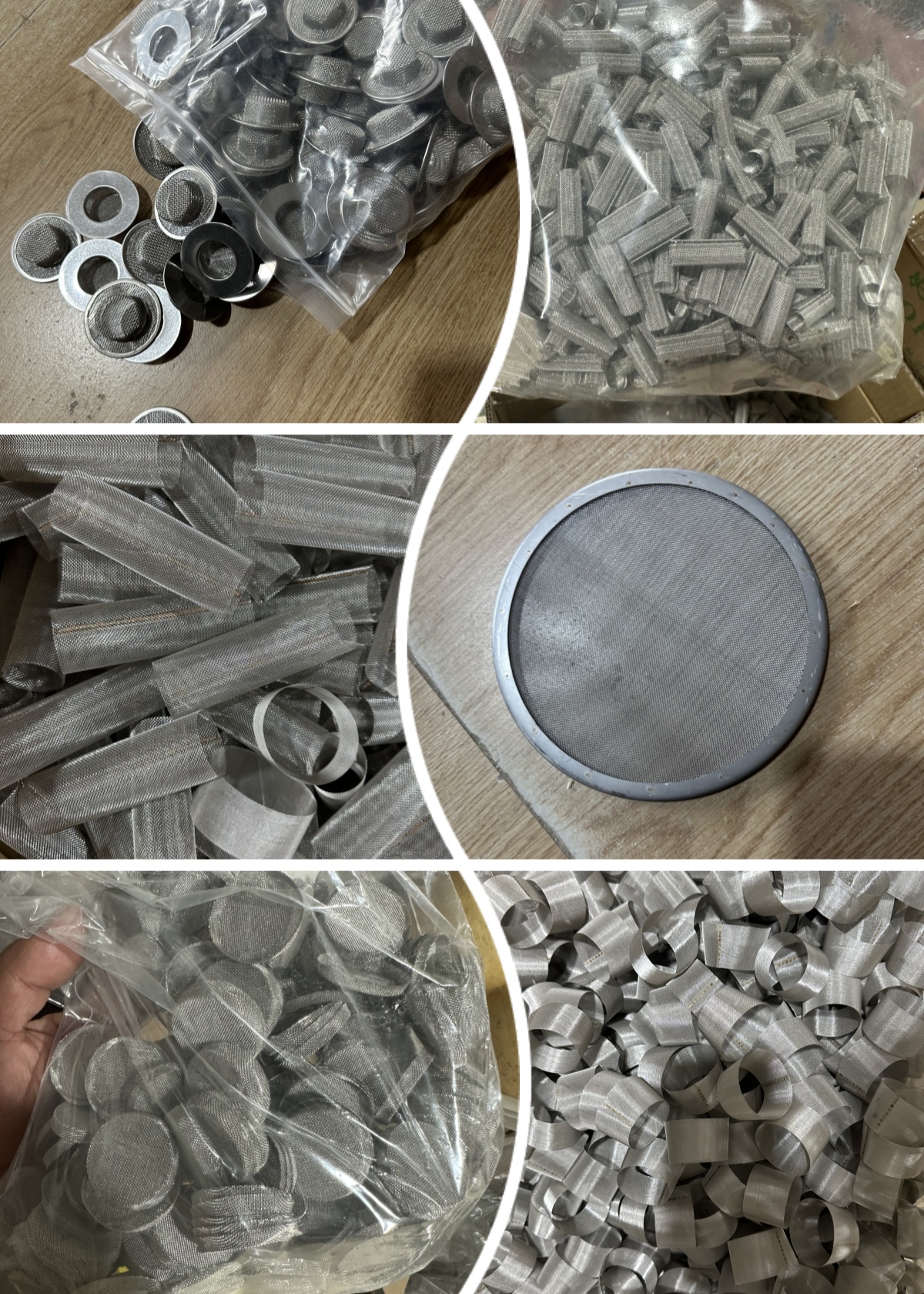 Stainless steel filter mesh discs