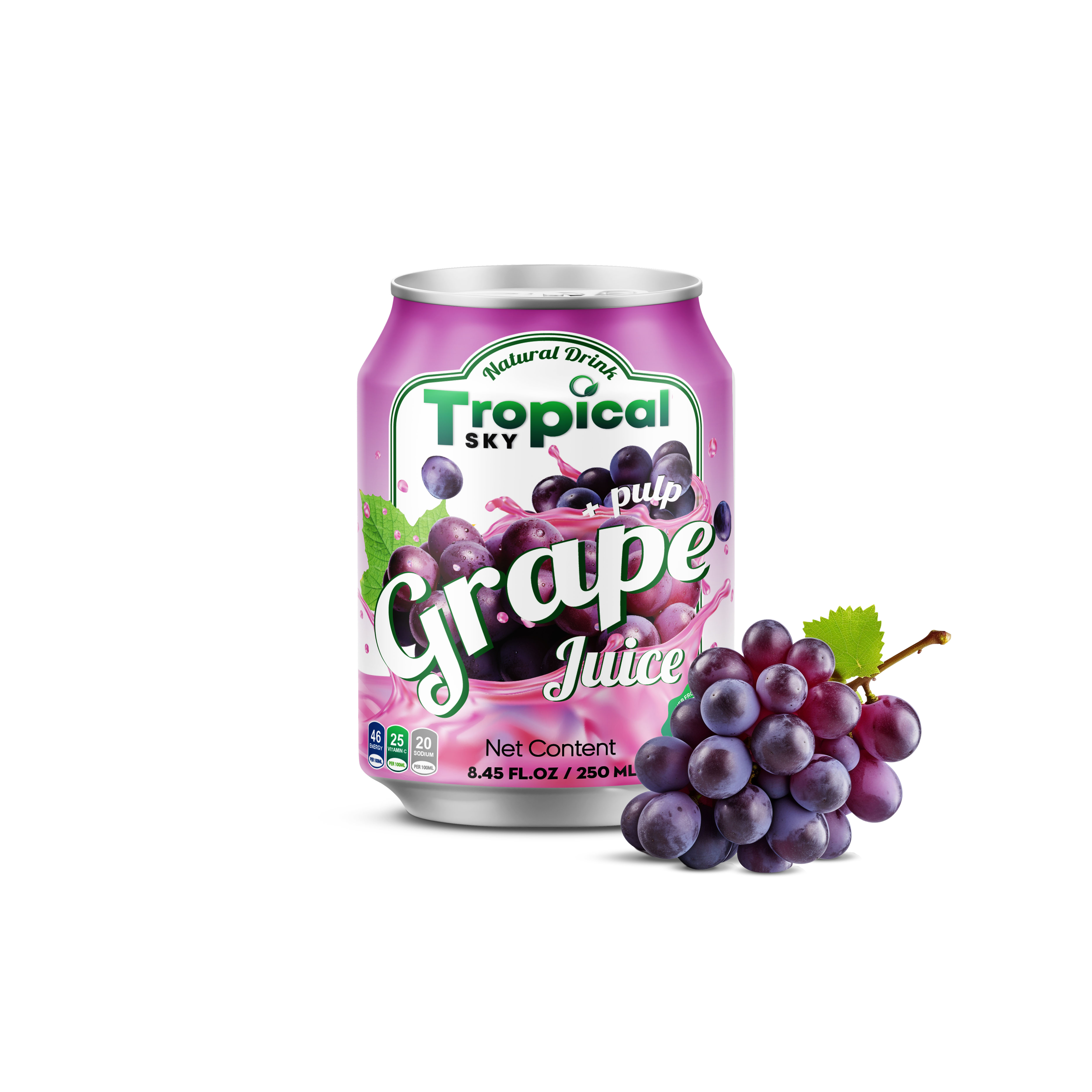 OEM manufacturer Fruit juice with real pulp 100% Natural drinks 250ml/330ml/500ml