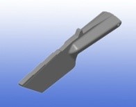 Cast iron seeding knife point for sale