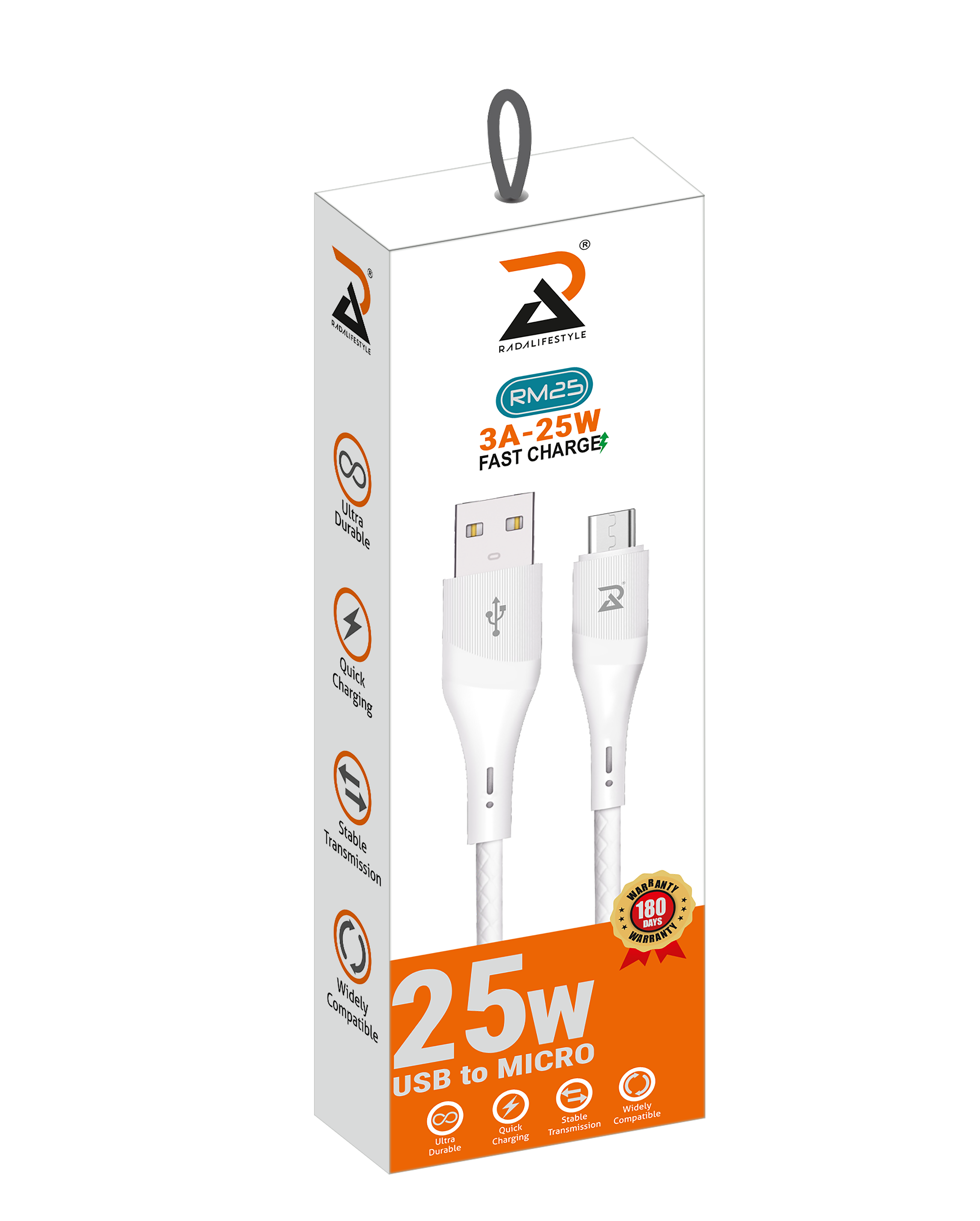 RM25 25Watt Cable USB  to Micro