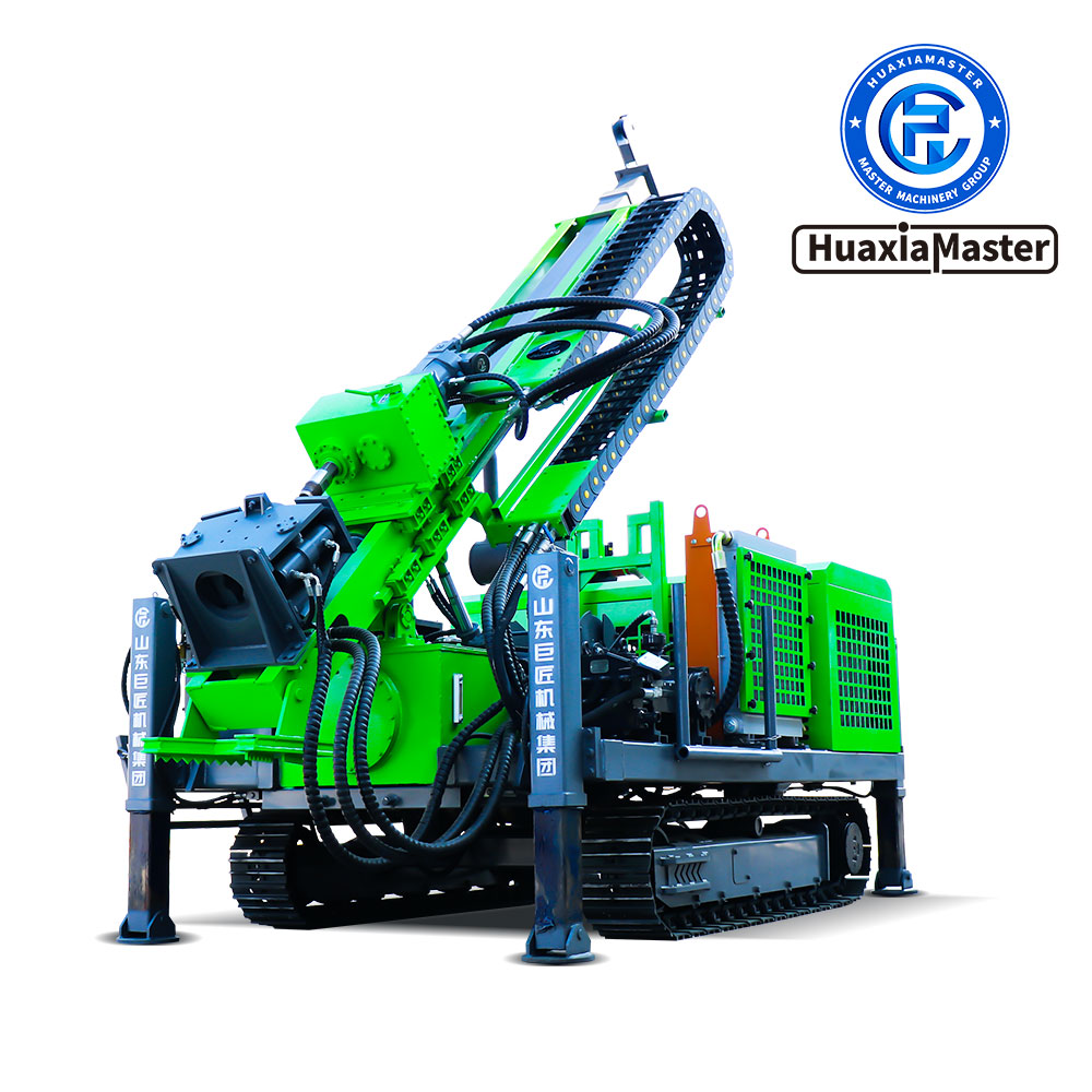 High-Efficiency Hydraulic Drilling Rig: Crawler Type with Rope Core Drilling Capability_4