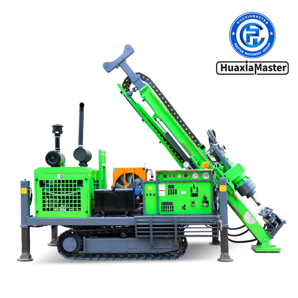 High-Efficiency Hydraulic Drilling Rig: Crawler Type with Rope Core Drilling Capability_3