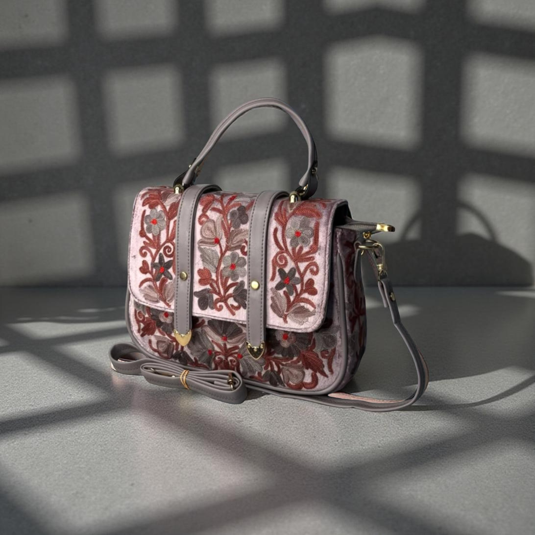 Leather handbag
