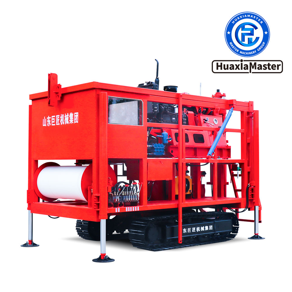 Crawler type core drilling rig suitable for exploration and coring, easy to walk_6