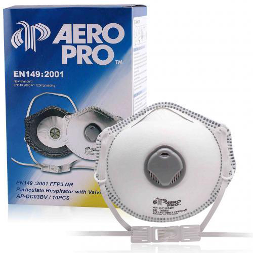 AERO PRO AP-DC03BV FFP3 cup type fine dust (exhalation valve)